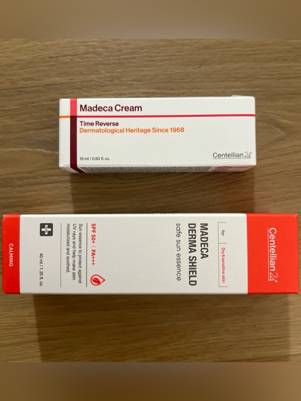 Madeca Cream 15ml  & SPF50 Derma sunscreen Set